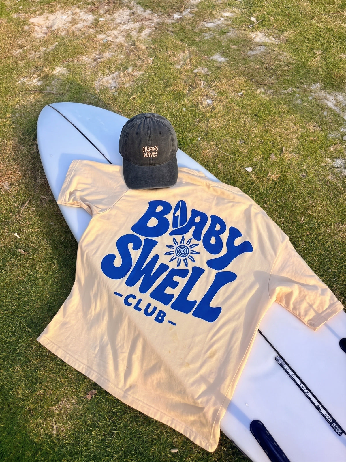 Pack Baby Swell Tee + Chasing Waves Cap